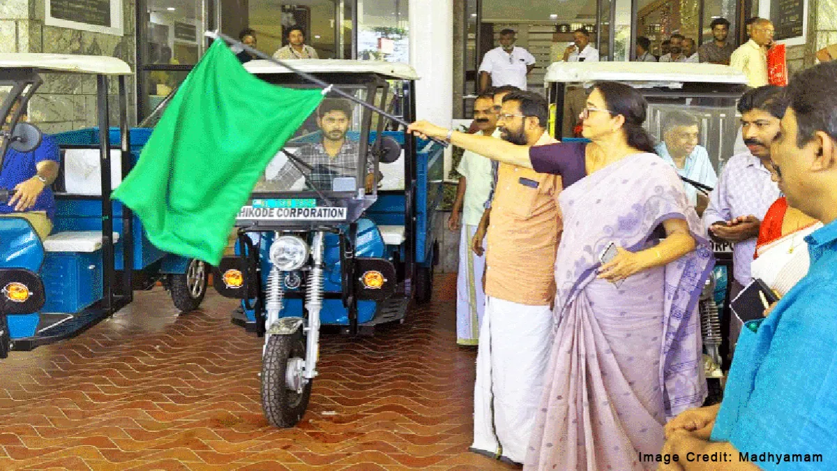 കോഴിക്കോടിൽ നഗര ശുചീകരണത്തിൽ മാറ്റമുണ്ടാക്കി ഇ-കാർട്ടുകളിലേക്ക് മാറുന്നു