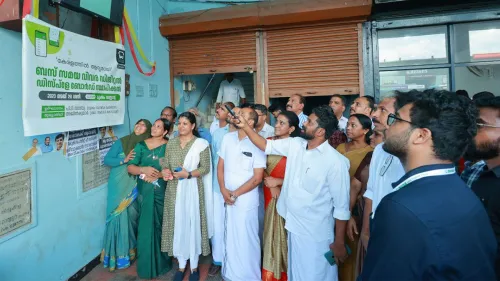മുക്കം ബസ് സ്റ്റാൻഡിൽ ബസ് സമയവിവര ഡിജിറ്റൽ ഡിസ്‌പ്ലേ ബോർഡ് സ്ഥാപിച്ചു