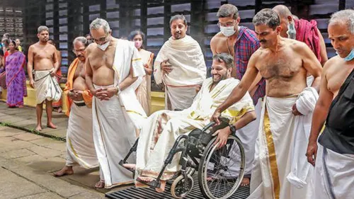 ഭിന്നശേഷിക്കാർക്ക് ഇനി ക്ഷേത്രദർശനം എളുപ്പം; മാതൃകയായി തളി മഹാശിവ ക്ഷേത്രം 