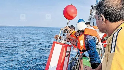 ബേപ്പൂർ തുറമുഖത്ത് കപ്പൽ ചാനൽ സുരക്ഷിതമാക്കി 