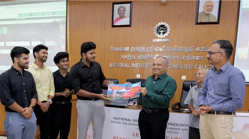 എൻഐടി-സി കാലിക്കറ്റിന്റെ കാമ്പസിൽ രണ്ട് വിദ്യാർത്ഥി ഗ്രൂപ്പുകൾ തങ്ങളുടെ സ്റ്റാർട്ടപ്പുകൾ ആരംഭിച്ചു
