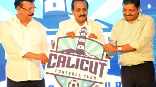 എസ എൽ കെ യിൽ കോഴിക്കോടിനെ പ്രതിനിധീകരിക്കുന്ന കാലിക്കറ്റ് എഫ്‌സി ടീമിൻ്റെ ലോഗോ ജൂൺ 15 ന് പുറത്തിറക്കി