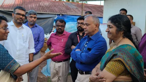 തദ്ദേശസ്വയംഭരണ വകുപ്പിലെയും കോഴിക്കോട് കോർപ്പറേഷനിലെയും സംഘം എൻഐടി-സിയിലെ പി2പി പ്ലാന്റ് സന്ദർശിച്ചു