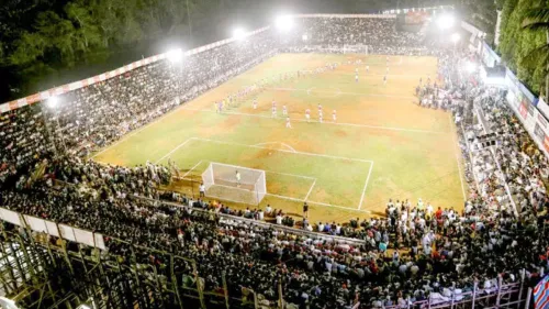 38ാമ​ത് കൊ​യ​പ്പ സ്മാ​ര​ക ​ അ​ഖി​ലേ​ന്ത്യ സെ​വ​ൻ​സ് ഫു​ട്ബാ​ൾ; കാ​ണി​ക​ളെ ത്ര​സി​പ്പി​ച്ചു  ഉ​ദ്ഘാ​ട​ന ചടങ്ങുകൾ 