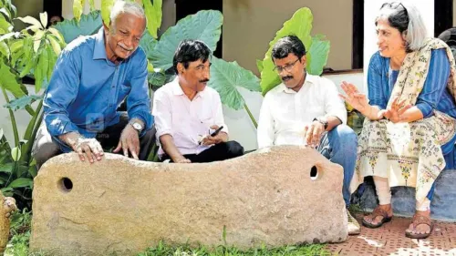 പട്ടുതെരുവിലെ പുരാതനകെട്ടിടത്തിലെ  റെസ്റ്റോറന്റിൽനിന്നും സാമൂതിരി രാജവംശത്തിന്റെ മറ്റൊരു നിർമിതികൂടി കണ്ടെത്തി